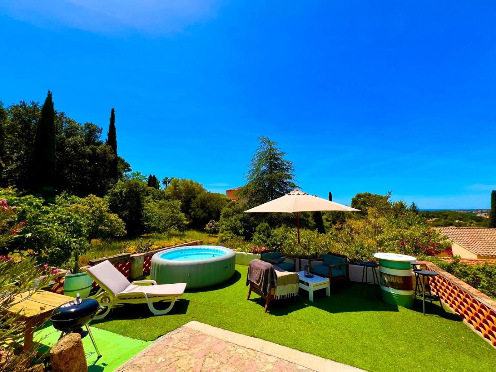 Bastide Provencale Vue Mer A 5 Min De La Plage Sanary-sur-Mer Exteriör bild