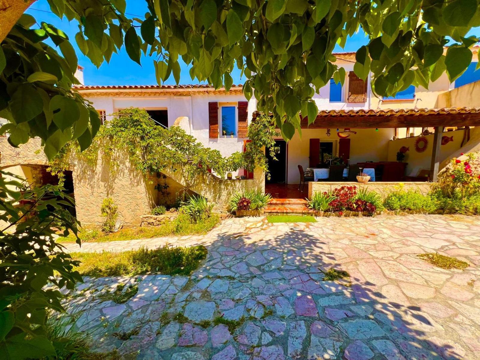 Bastide Provencale Vue Mer A 5 Min De La Plage Sanary-sur-Mer Rum bild